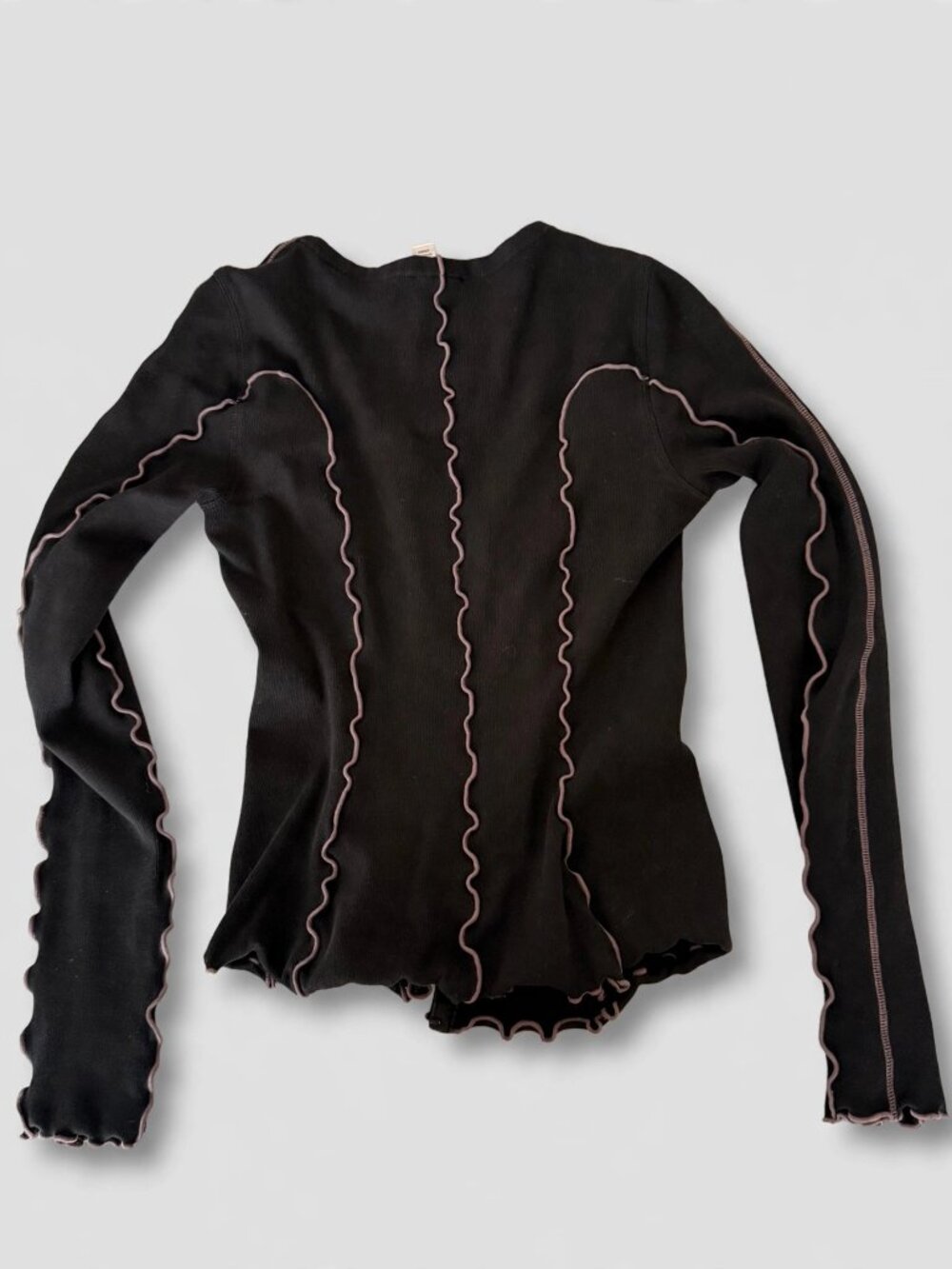 Diesel T-Ribas Black Ribbed Cardigan - Size S